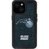 NBA Orlando Magic Black Secondary Logo iPhone 15 Waterproof Case